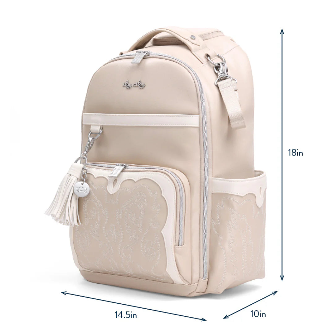 Boss Plus Large Diaper Bag Backpack Tan