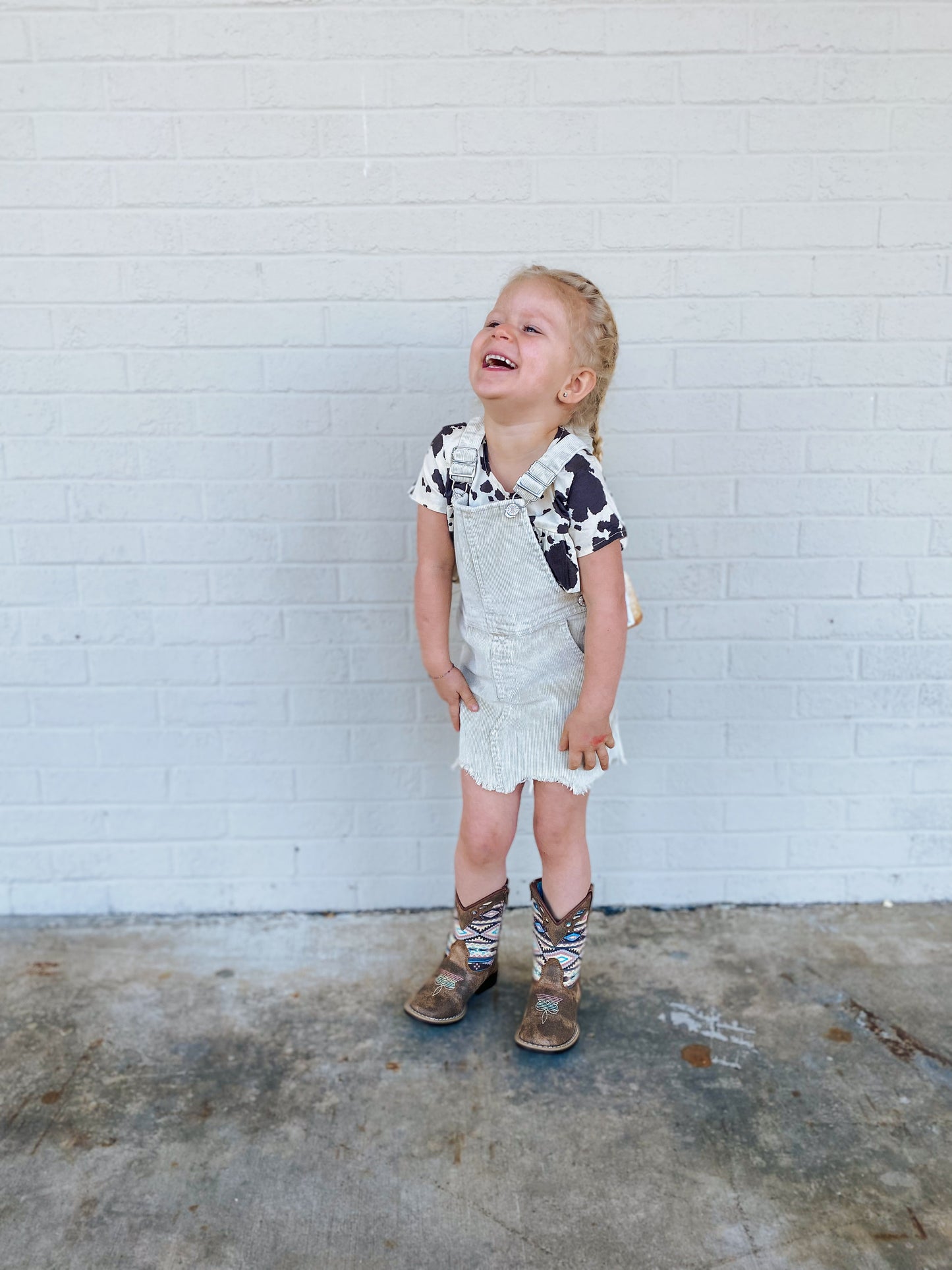 Taupe Youth Overall Skirt