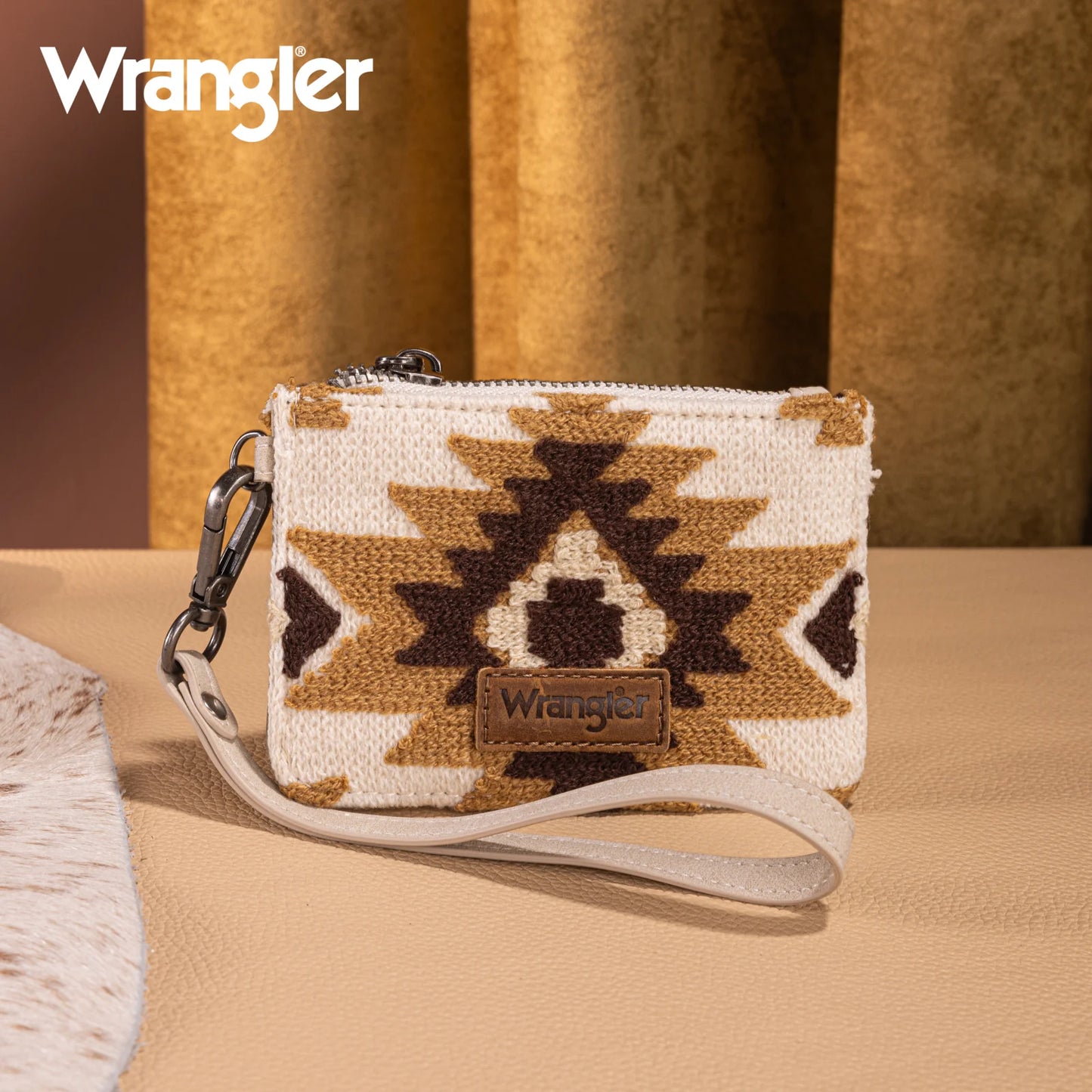 Wrangler Aztec Print Card Wallet - 2 Colors
