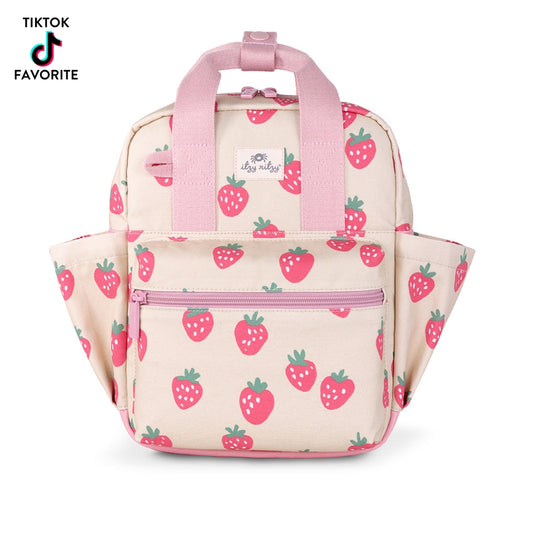 Itzy Bitzy Backpack- Strawberry & Cream