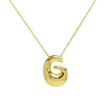 Initial Waterdrop Necklace - Gold or Silver