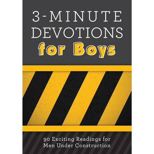 3 Minute Devotions For Boys
