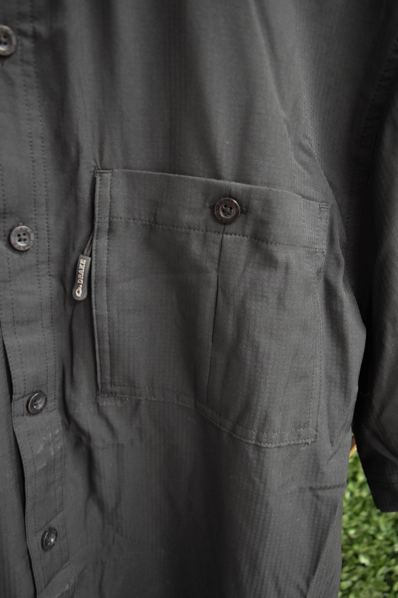 Drake Men's 8-Shot Flyweight Shirt With Razorback Logo - 2 Colors