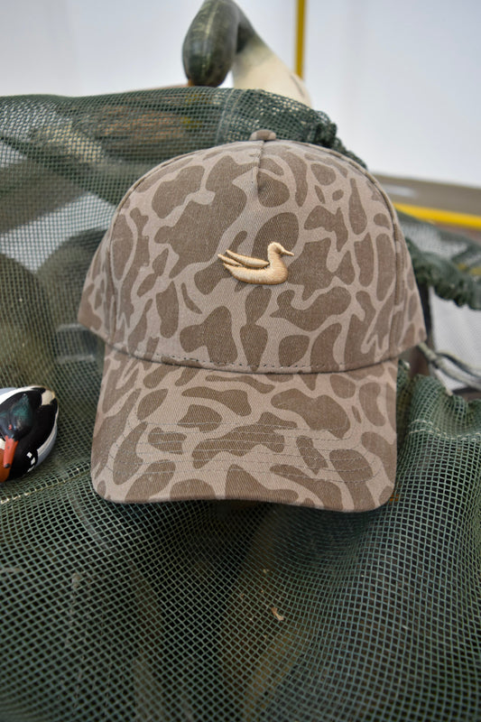 Southern Marsh Midland Vintage Light Brown Camo Hat