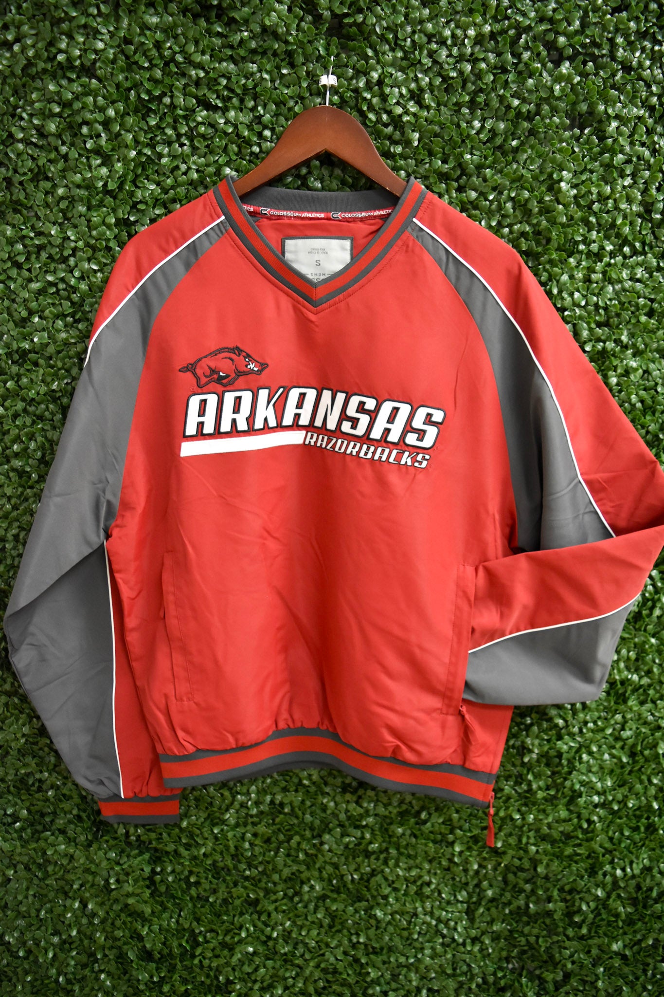 Arkansas Men's Red Coach Jacket