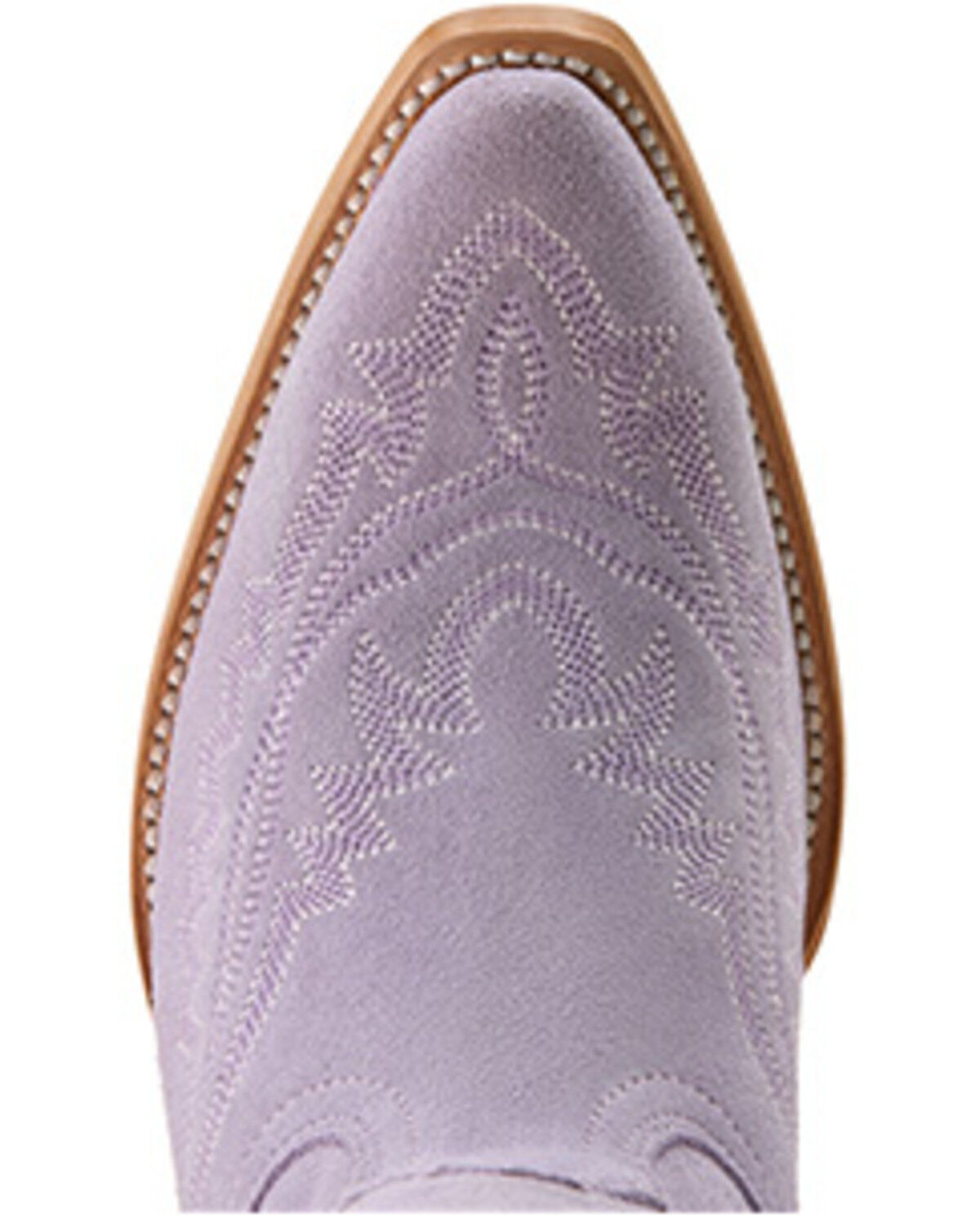 Ariat Misty Lavender Suede Casanova X Toe Western Boot