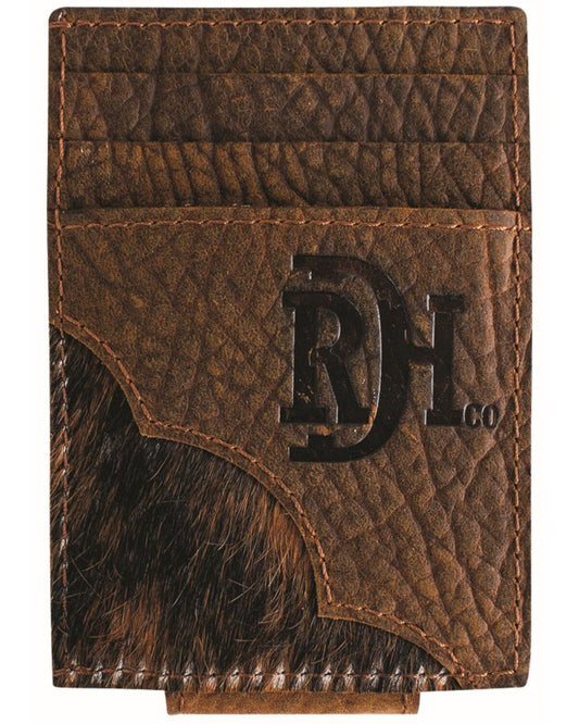 Red Dirt Hat Co Men's Hair On Hide Card Case Magnet Clip