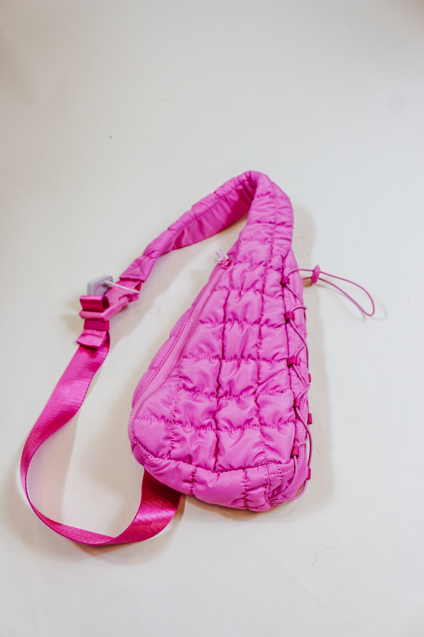 Quilted Adjustable Sling Bag -4 Colors