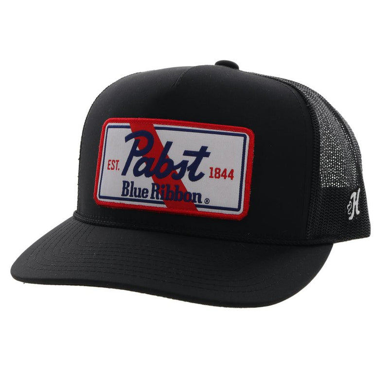 Hooey Men's Pabst Blue Ribbon Black Hat