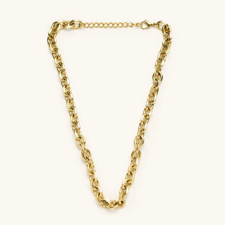 Waterproof Eloise Gold Chunky Chain Choker