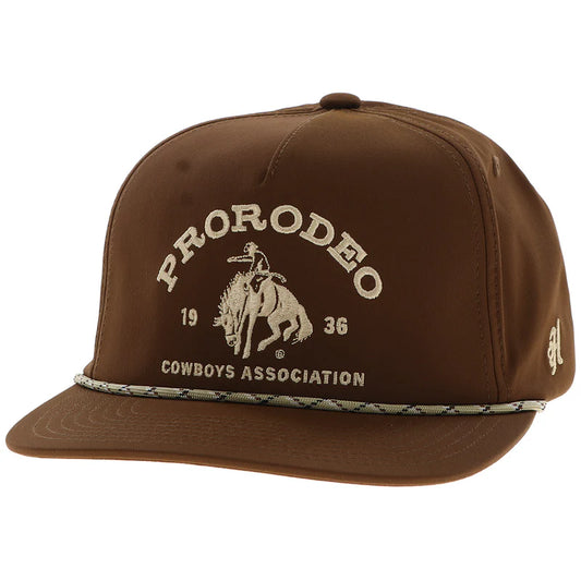 Hooey ProRodeo Brown With Gold Logo 5-Panel Hat