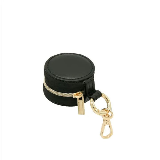 Leather Jewelry Case Keychain -3 Colors