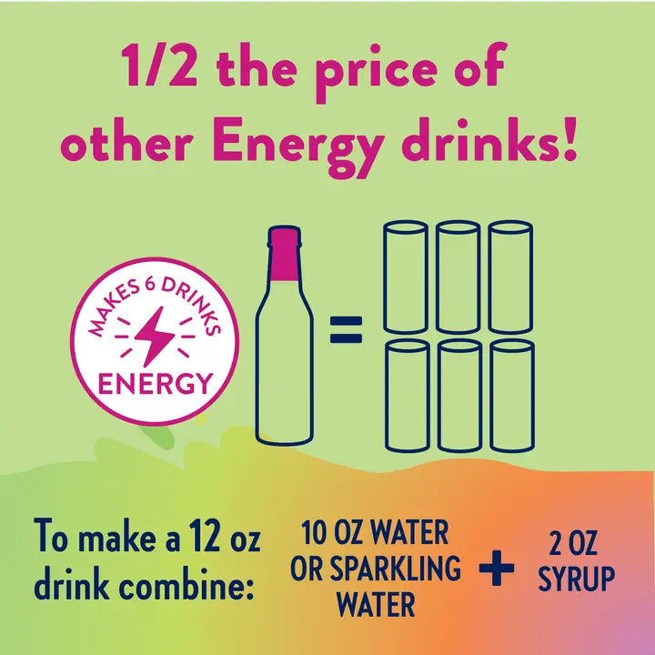 Sugar Free Strawberry Dragon Fruit Energy Syrup