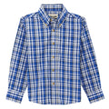 Wrangler boy's plaid Riata shirt, shown in one of two available colors