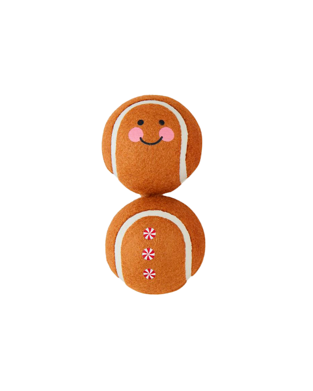 Christmas tennis ball set, shown in one of three available colors