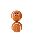 Christmas tennis ball set, shown in one of three available colors