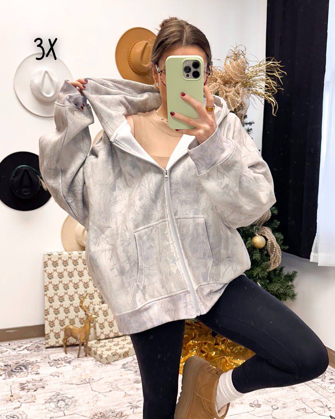 Snug Season Camo Zip Jacket