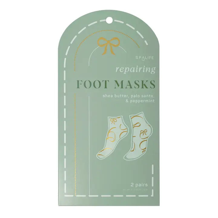 Holiday Foot Mask with Palo Santo & Peppermint 2ct