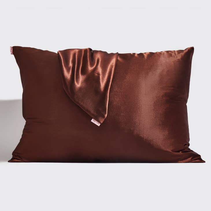 Satin Pillowcase- Chocolate