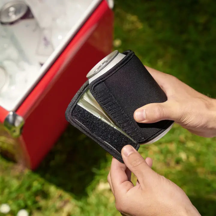 Insta-Chill Sleeve w/ Cooling Gel - Standard Cans - Black
