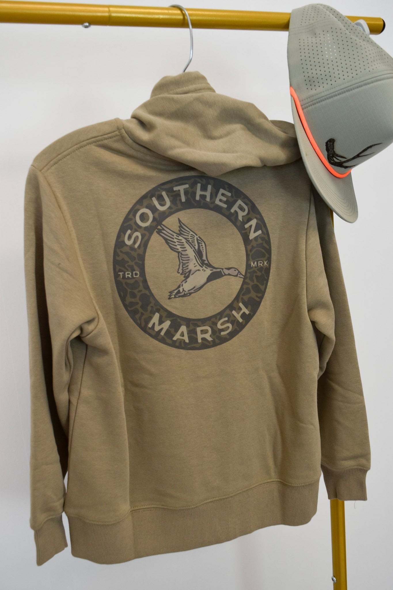Youth Inflight Camo Surfside Khaki Hoodie