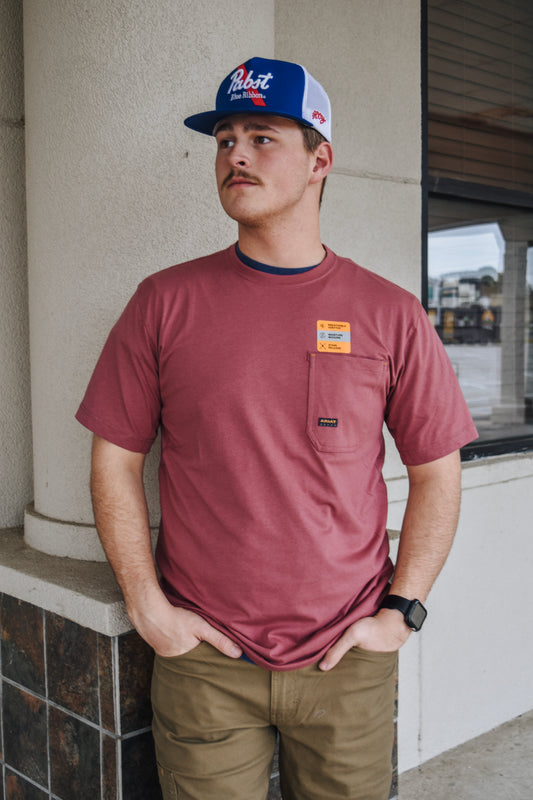 Roan Rogue Rebar Workman Reflective Flag Shirt Ariat