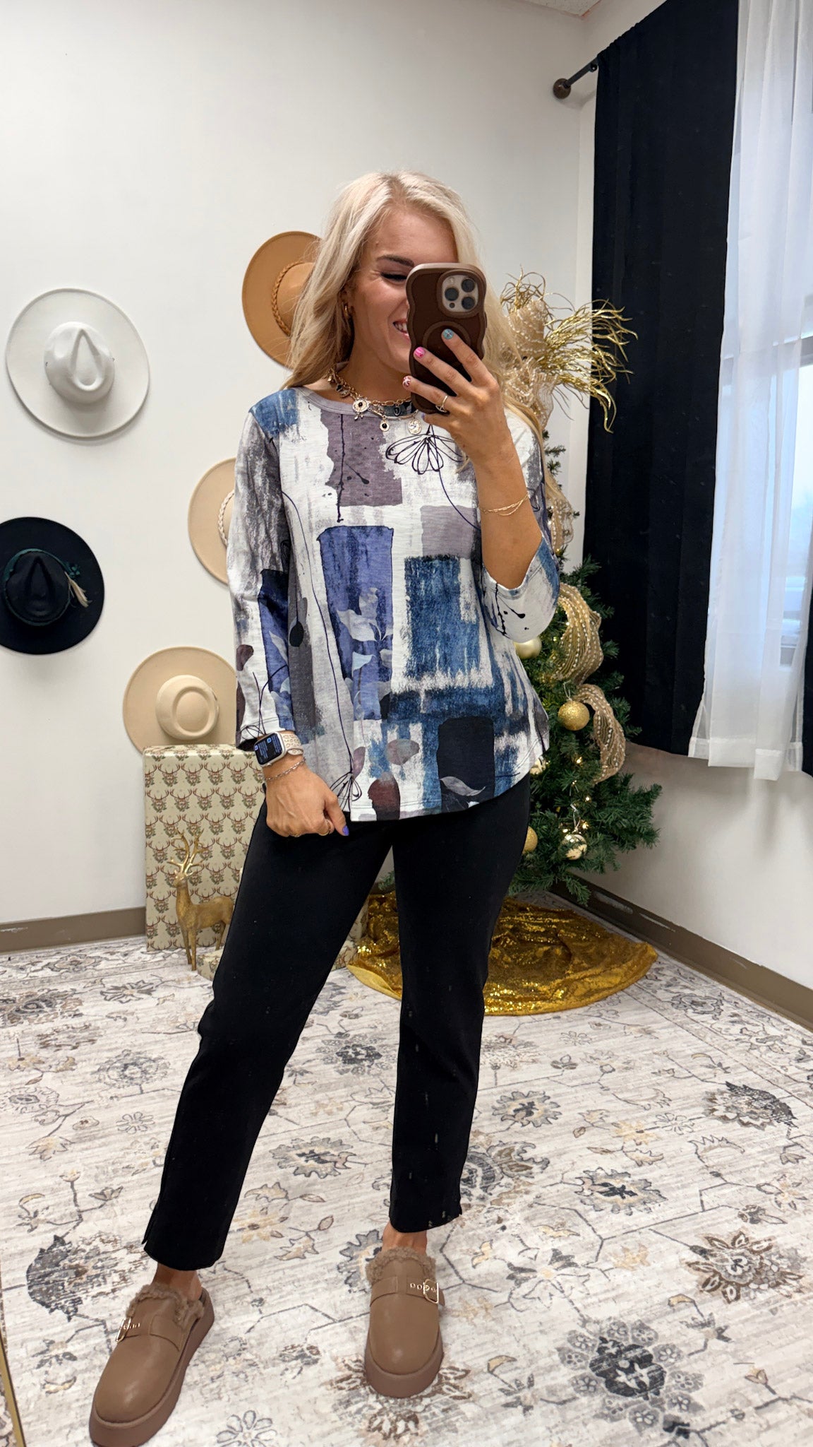 Jess & Jane Aurelia Modal Round Neck Top