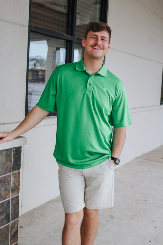 Ariat Men's TEK Polo- Fern Green