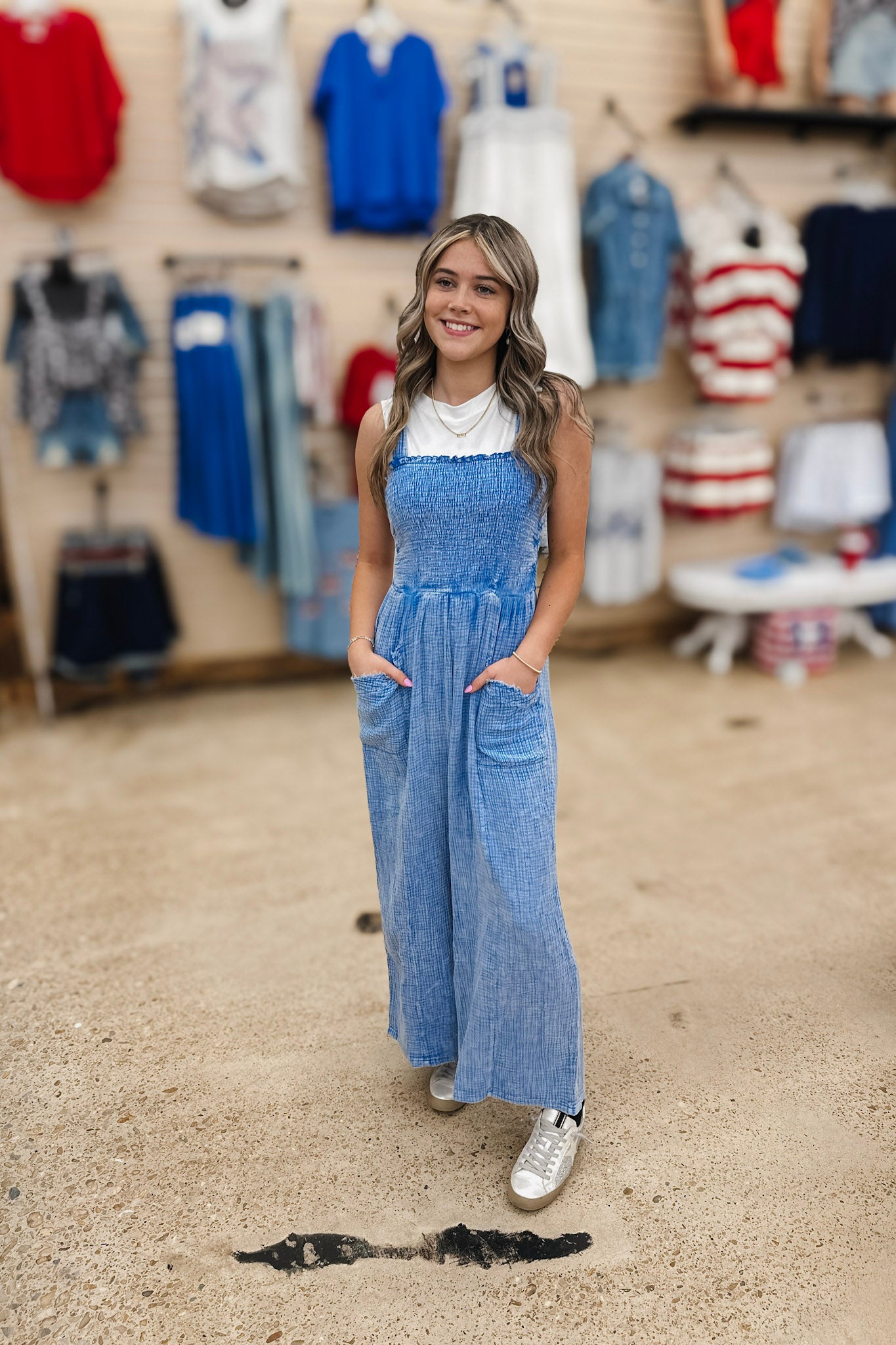 Acid wash jumpsuit online