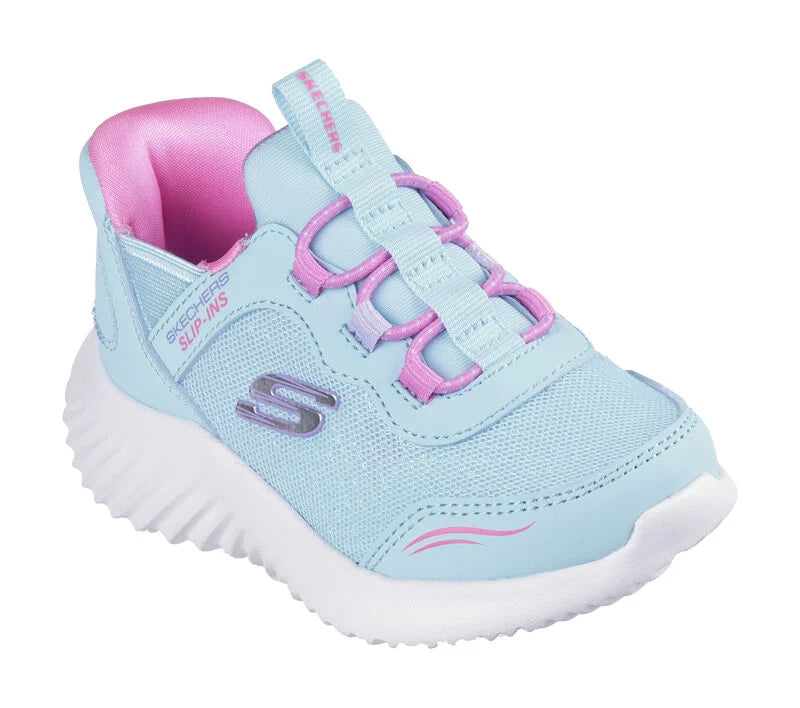 Kids Slip In Bounder Turquoise Sneakers