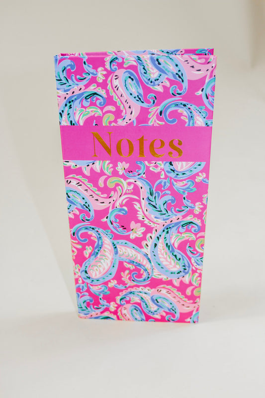 Simply Southern Slim Notepad Paisley