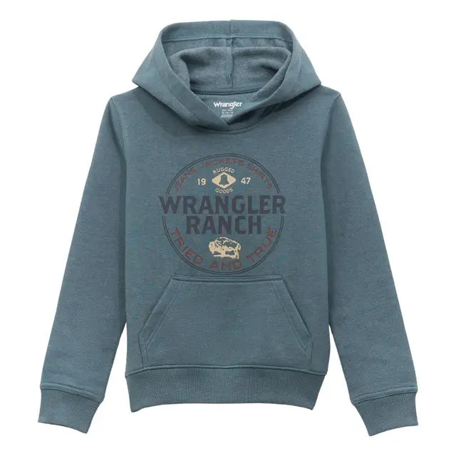 Wrangler Youth Boys Ranch Green Hoodie