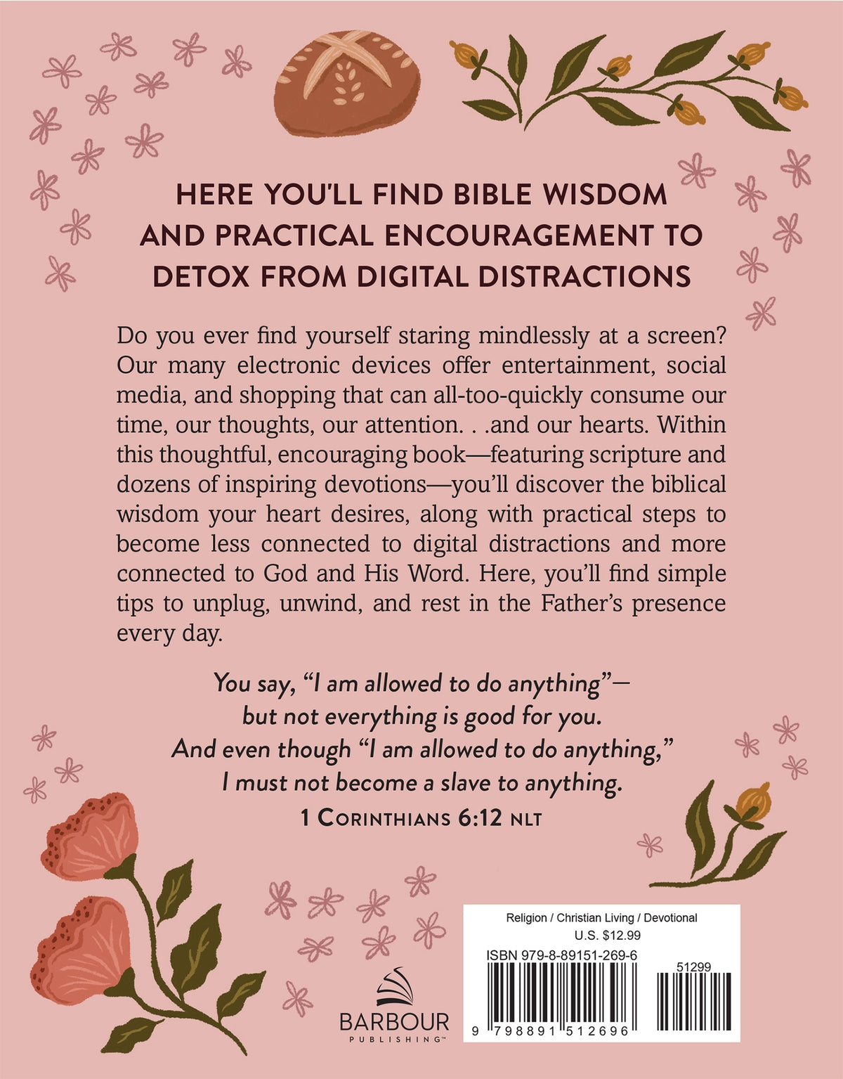 Digital Detox Devotions, back cover