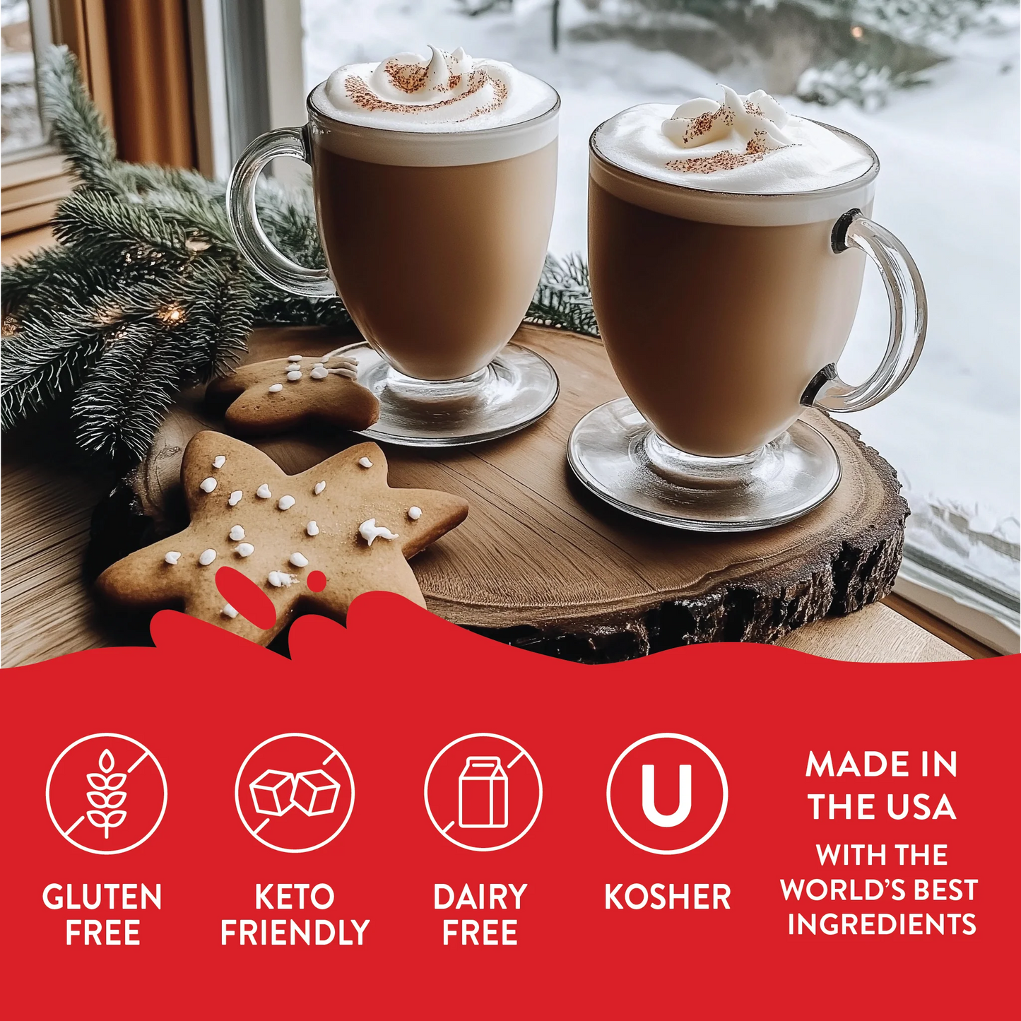 Sugar Free Gingerbread Latte Syrup