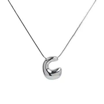 Initial Waterdrop Necklace - Gold or Silver