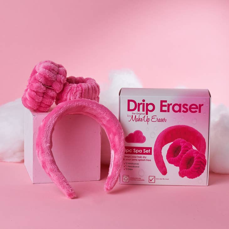 Pink Drip Eraser Spa Set
