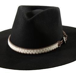 Women's 3D Croc Tabs Lace Overlay Brown Hatband