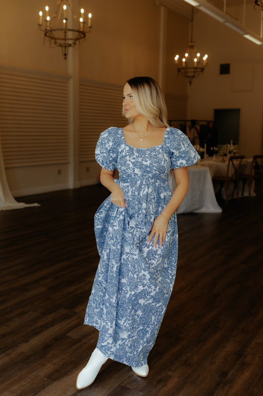 No Limit To Love Floral Maxi Dress -2 Colors