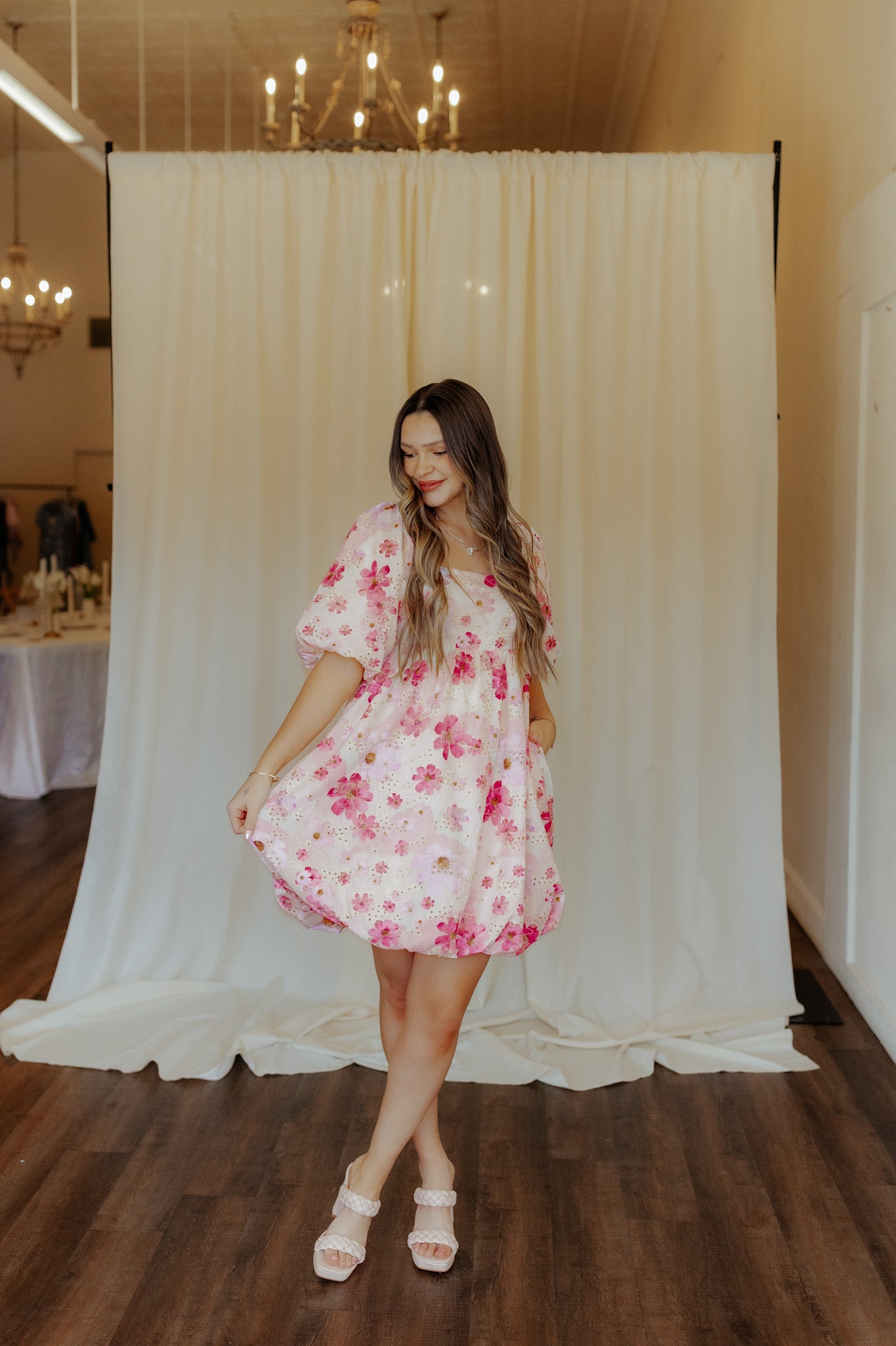 Babe In A Bloom Pink Floral Dress