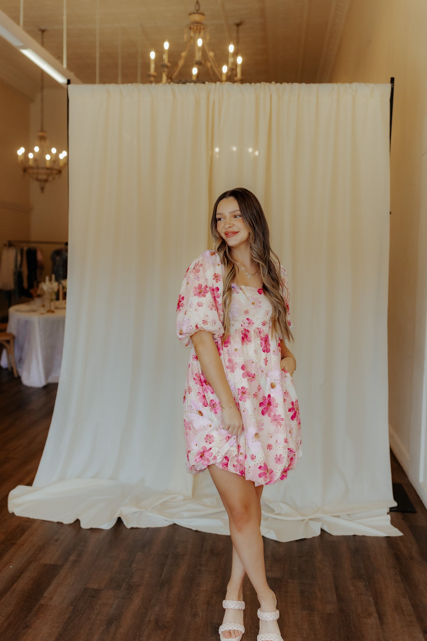 Babe In A Bloom Pink Floral Dress