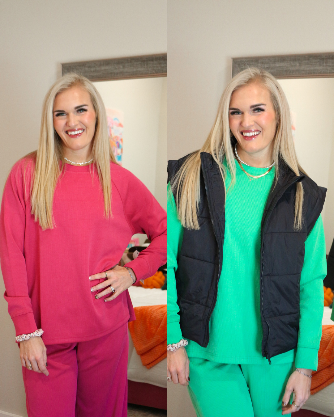 Luxe Sand Wash Rib Raglan Top -2 Colors