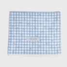 XL Hair Towel Wrap - Gingham Blue