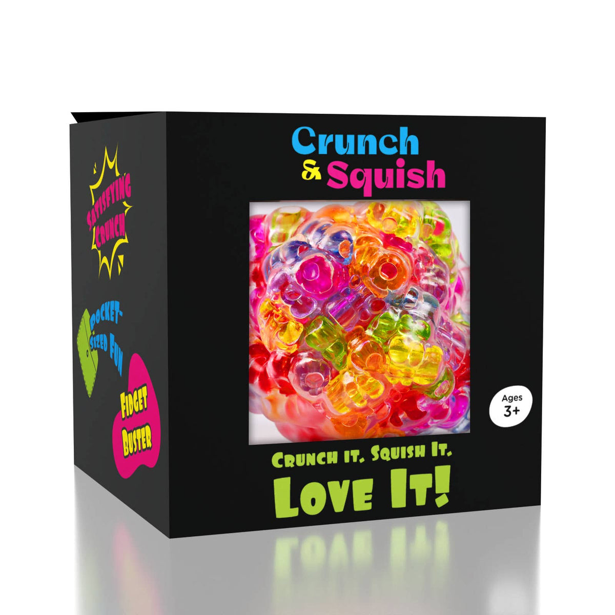 Crunch and Squish Candy Series Crunchy Squishy Stress Ball Fidget Toy (1pc) Color Ships Assorted