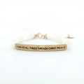 I Can Do All Things Through Christ Phil 4:13 Bracelet