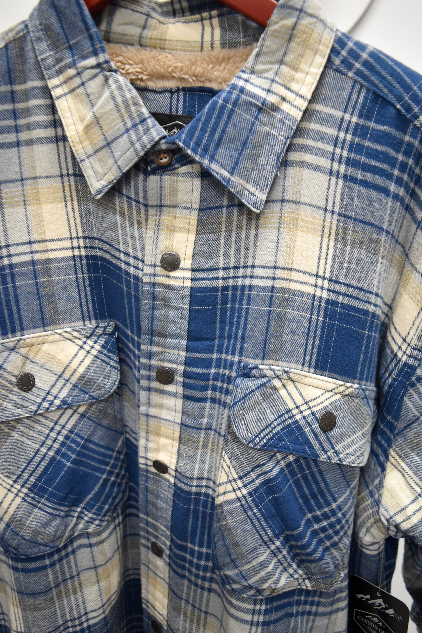 Canyon Guide Men's Fletcher Button Up Fleece Lined Jacket - 2 Colors