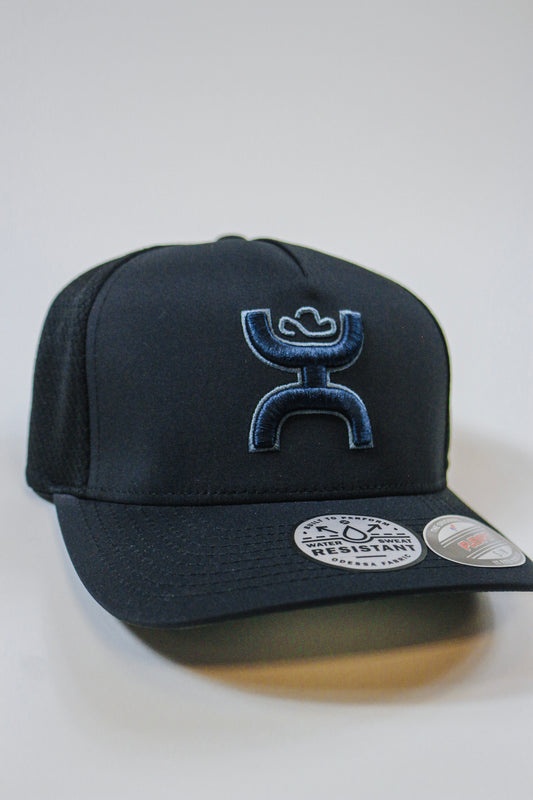 Black And Blue Hooey Coach Trucker Hat