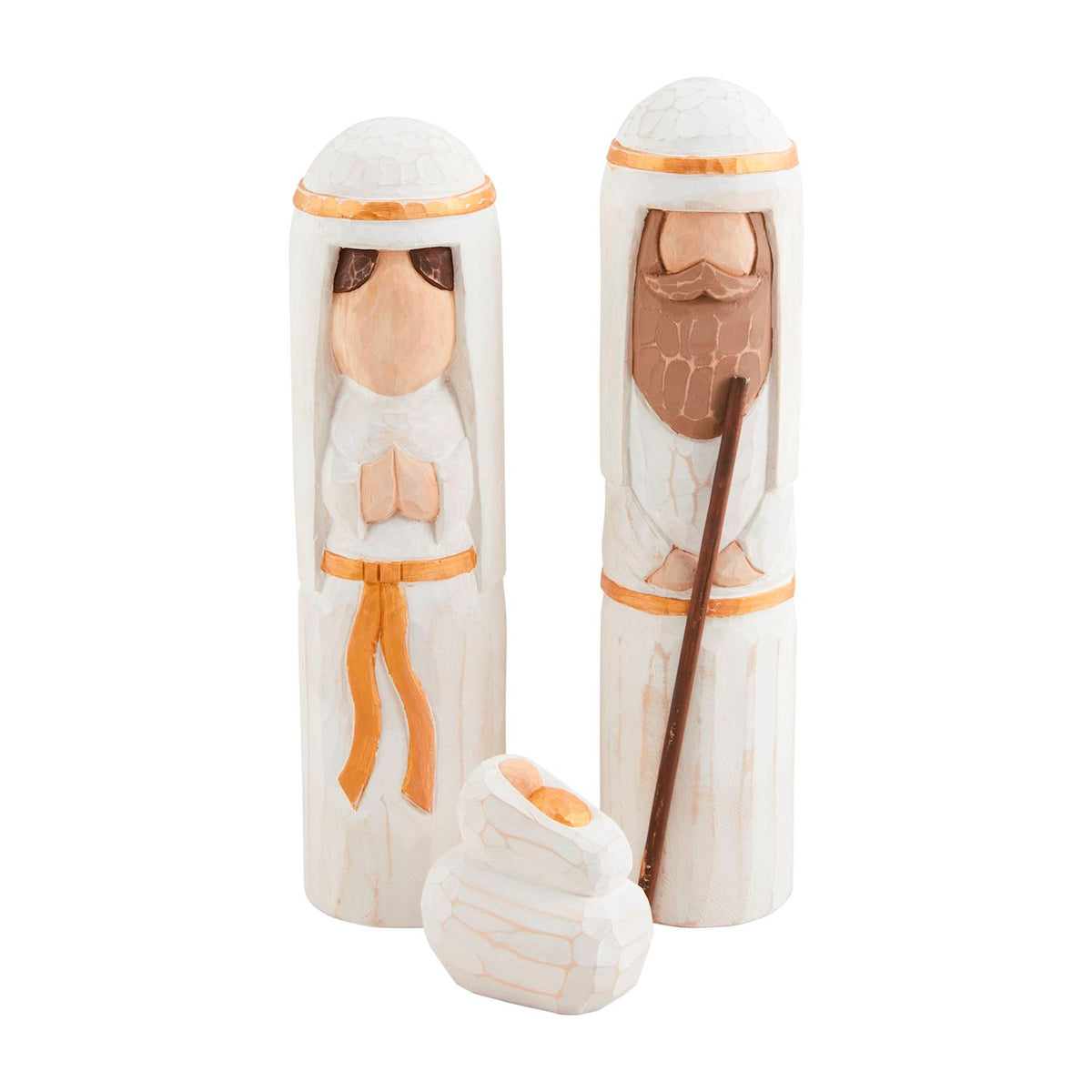 Nativity Carved Sitters Set