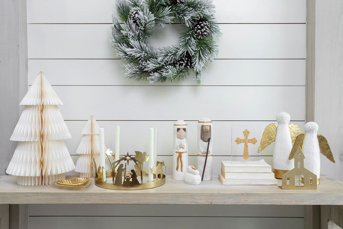 Nativity Carved Sitters Set