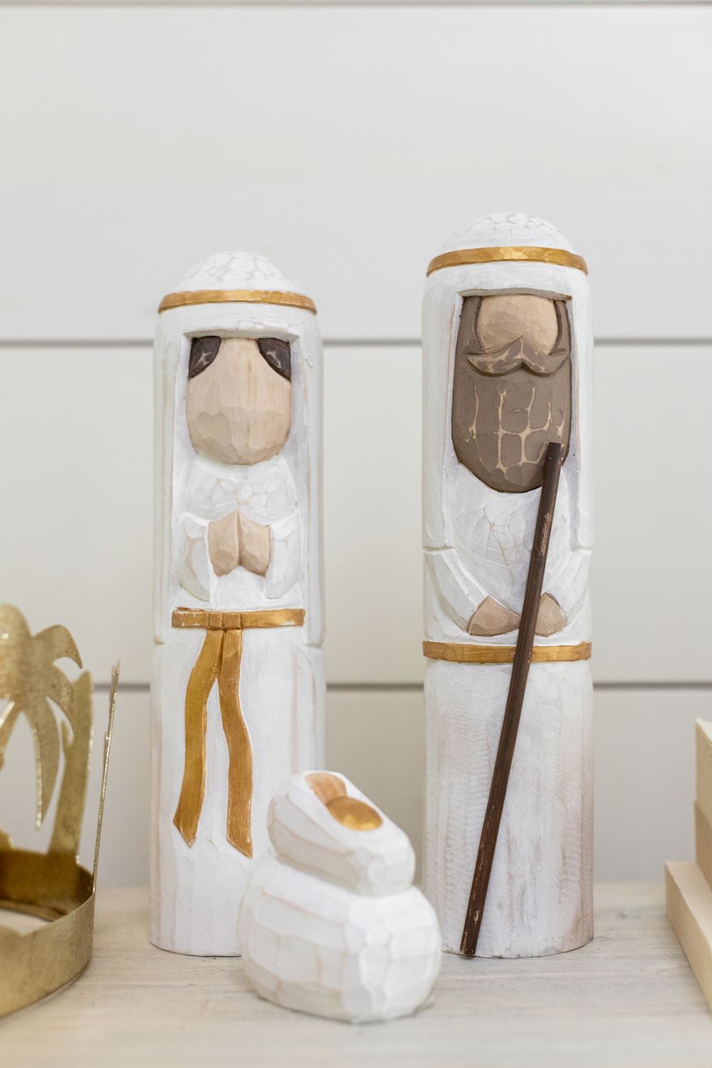 Nativity Carved Sitters Set