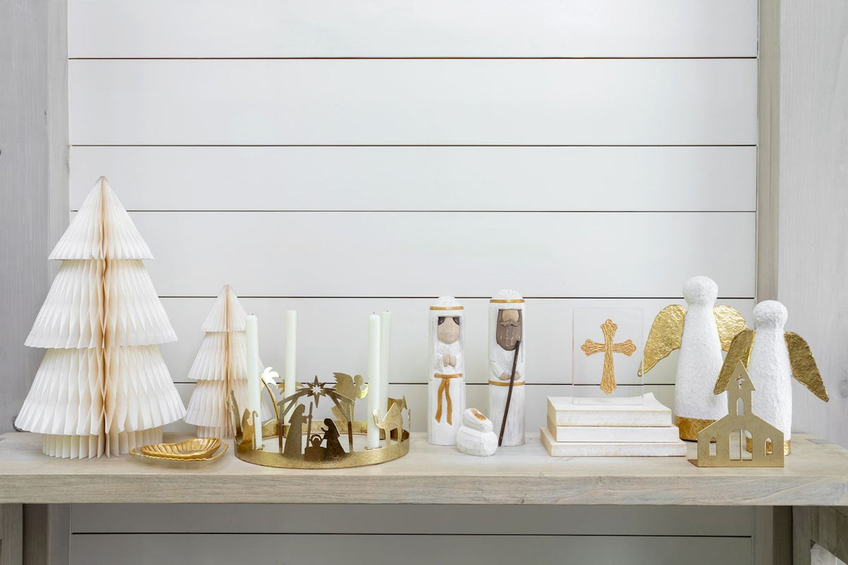 Nativity Carved Sitters Set